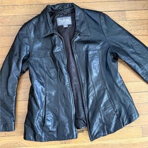 Wilsons Leather Women's Classic Black Jacket